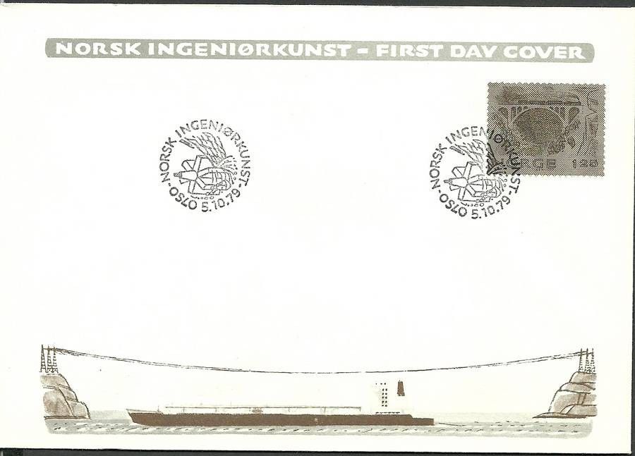 Znaczek Norwegia 1979 Mi 804 FDC
