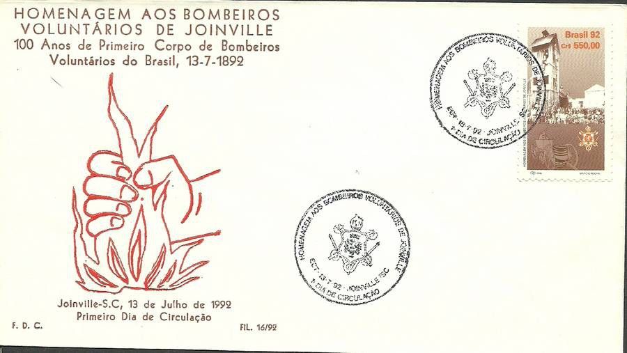 Znaczek Brazylia 1992 Mi 2488 FDC