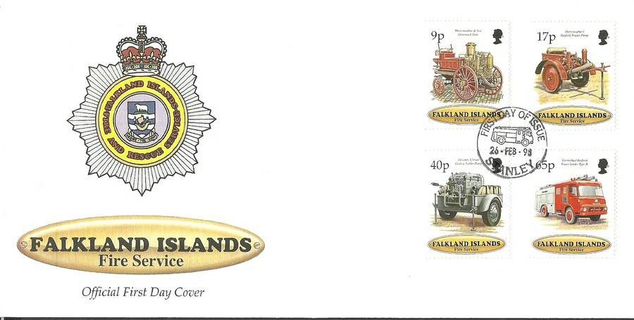 Znaczek Falklandy 1998 Mi 705-708 FDC