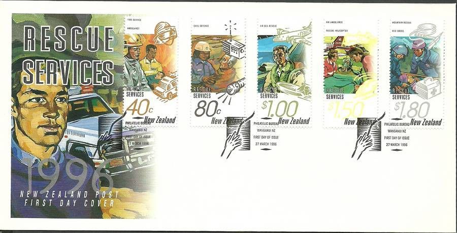 Znaczek Nowa Zelandia 1996 Mi 1497-1501 FDC