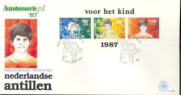 Antyle Holenderskie 1987 Mi bl 32 FDC