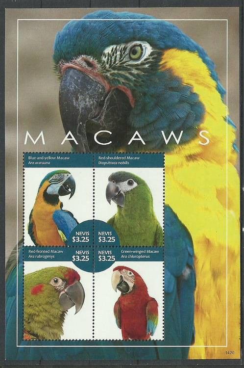 Znaczek Nevis 2014 Mi ark 2948-2951 Czyste **