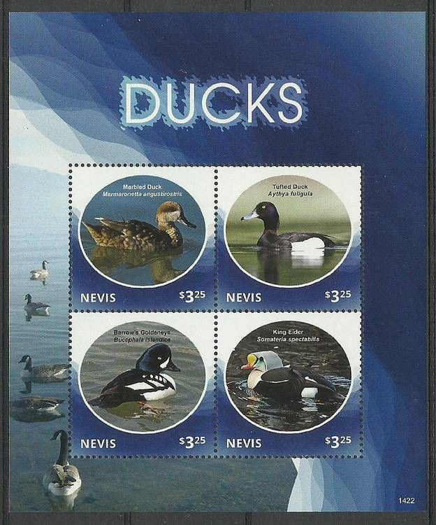 Znaczek Nevis 2014 Mi ark 2954-2957 Czyste **