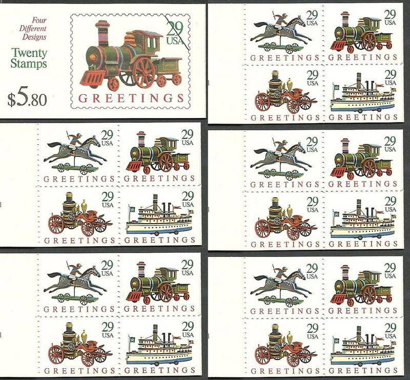 Znaczek USA 1992 Mi mh 2329-2332 Czyste **