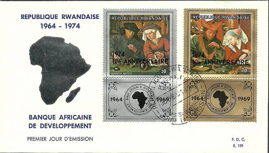 Znaczek Rwanda 1974 Mi 671-672 FDC