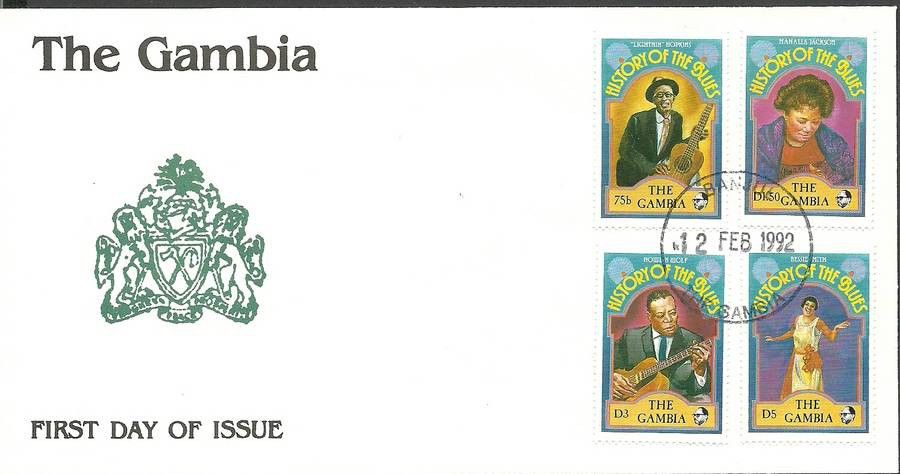 Znaczek Gambia 1992 Mi 1303+1306+1308-1309 FDC