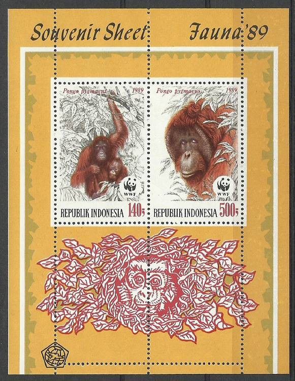 Znaczek Indonezja 1989 Mi bl 68 Czyste **
