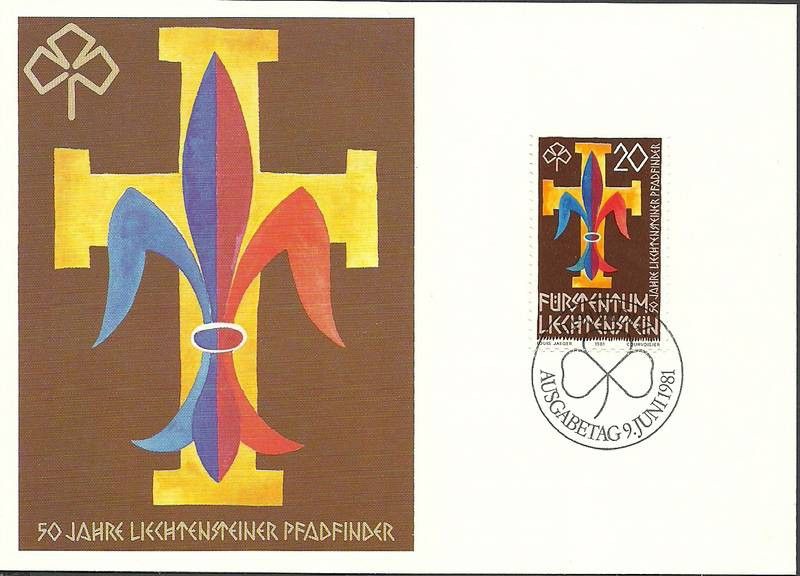 Znaczek Liechtenstein 1981 Mi 773 Karta Max
