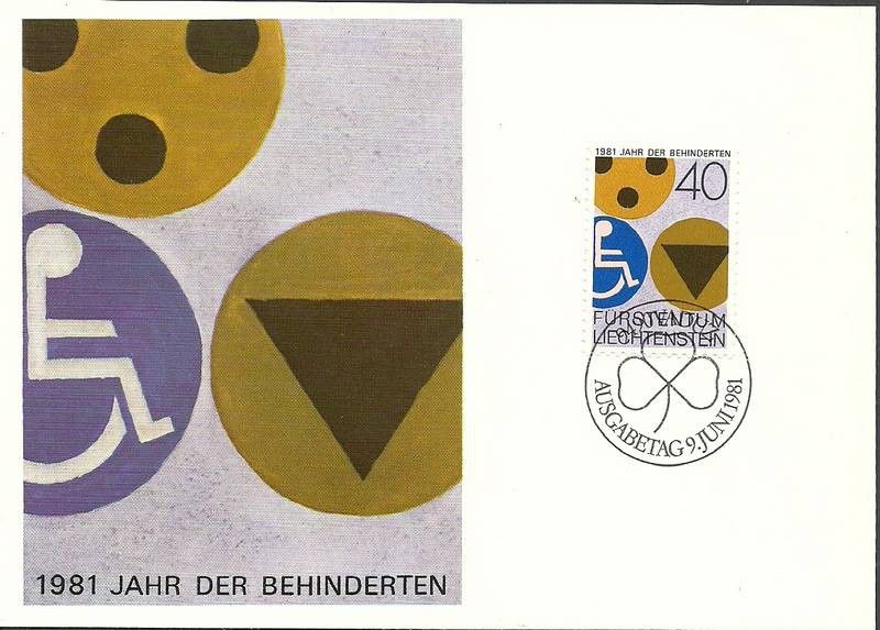 Znaczek Liechtenstein 1981 Mi 774 Karta Max