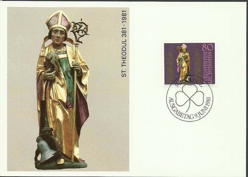 Znaczek Liechtenstein 1981 Mi 775 Karta Max
