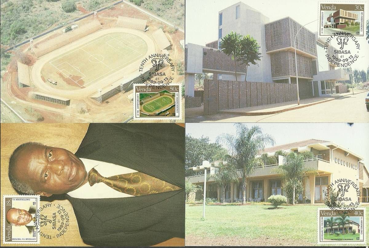 Znaczek Venda 1989 Mi 196-199 Karta Max