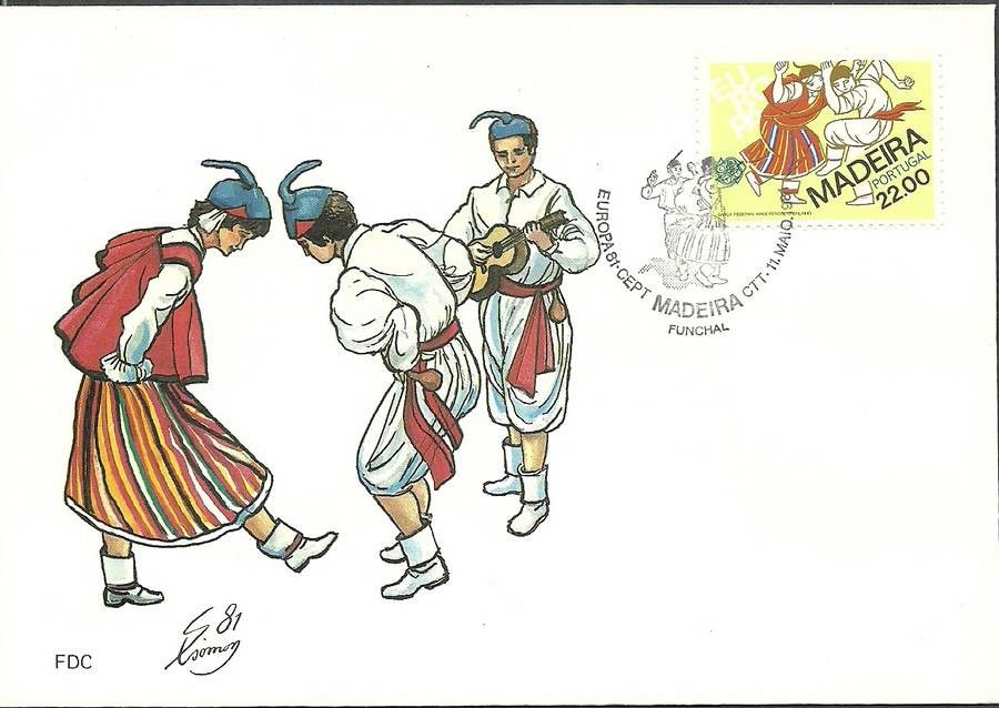 Znaczek Madera 1981 Mi 70 FDC