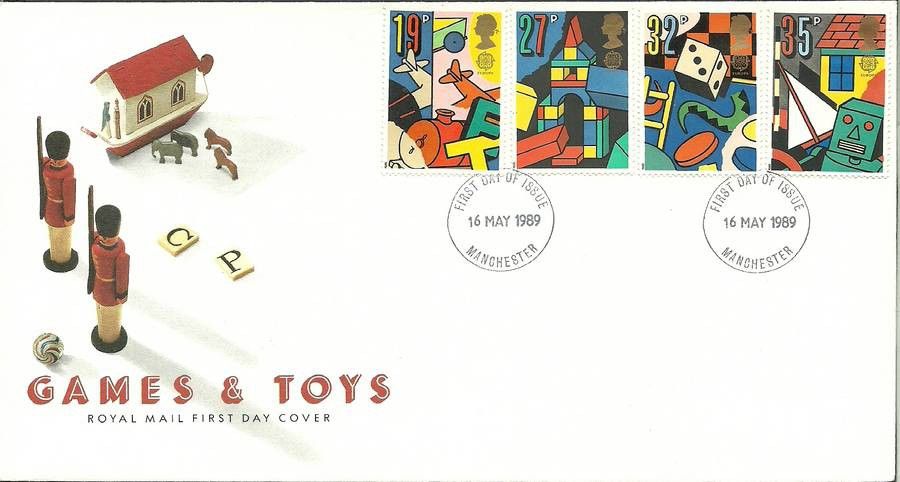 Znaczek Wielka Brytania 1989 Mi 1202-1205 FDC