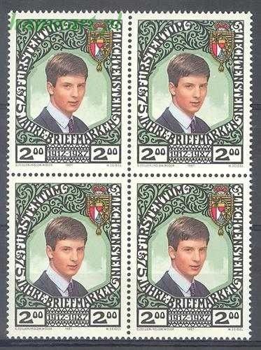 Znaczek Liechtenstein 1987 Mi 921 Czyste **