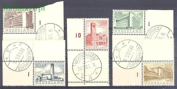 Znaczek Holandia 1955 Mi 655-659 Stemplowane
