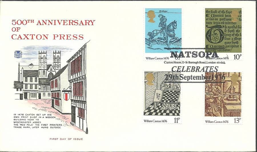 Znaczek Wielka Brytania 1976 Mi 719-722 FDC