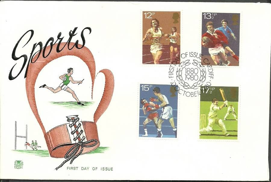 Znaczek Wielka Brytania 1980 Mi 850-853 FDC