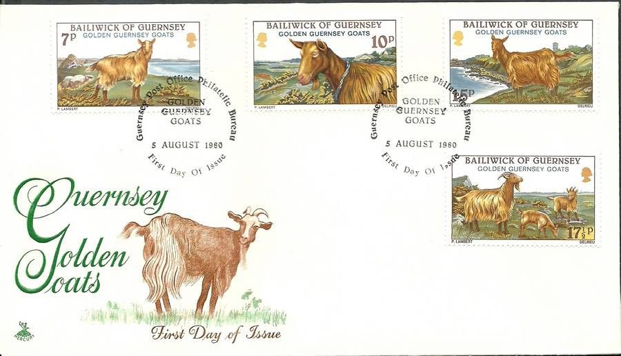 Znaczek Guernsey 1980 Mi 209-212 FDC