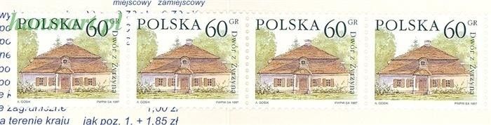 Znaczek Polska 1997 Mi mh 3646 Czyste **