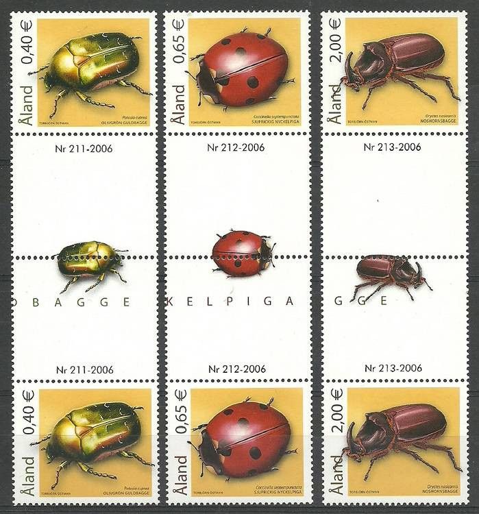 Znaczek Wyspy Alandzkie 2006 Mi 259-261 Czyste **