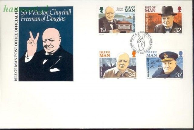 Znaczek Wyspa Man 1990 Mi 438-441 FDC