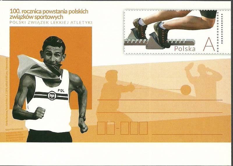 Znaczek Polska 2019 Fi Cp 1879 Całostka pocztowa