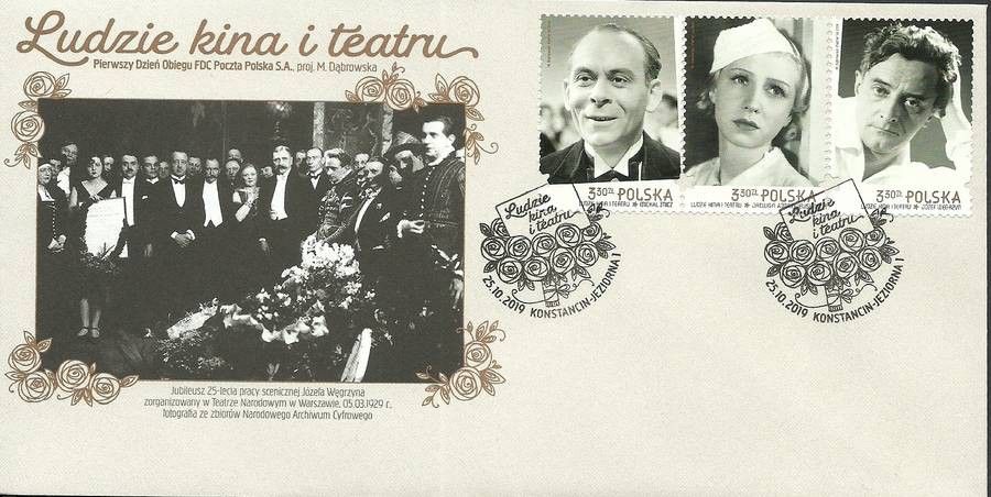 Znaczek Polska 2019 Mi 5166-5168 Fi 5016-5018 FDC