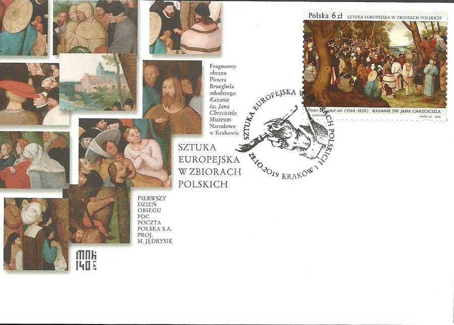 Znaczek Polska 2019 Mi 5170 Fi 5020 FDC