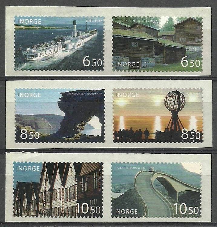 Znaczek Norwegia 2006 Mi 1581-1586 Czyste **