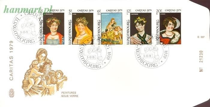Znaczek Luksemburg 1979 Mi 998-1002 FDC