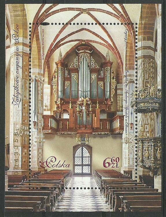 Znaczek Polska 2019 Mi bl 293 Fi bl 225 Czyste **