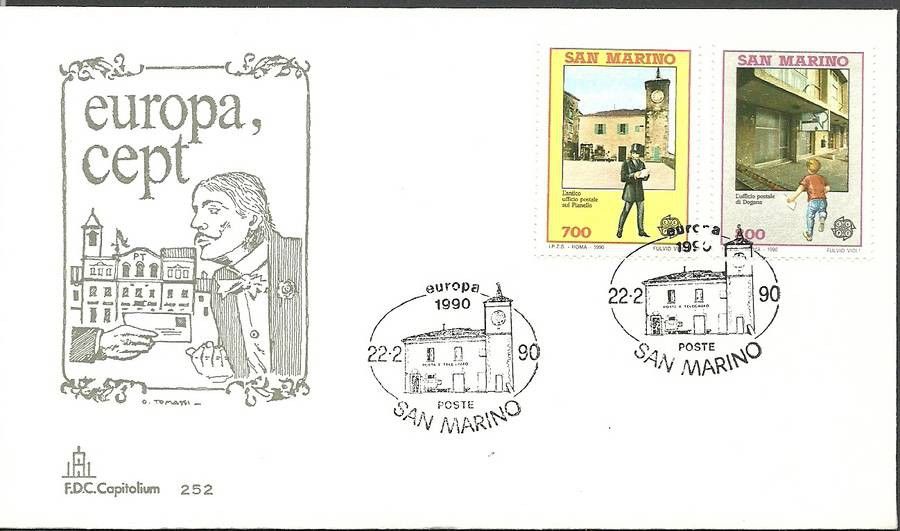 Znaczek San Marino 1990 Mi 1432-1433 FDC