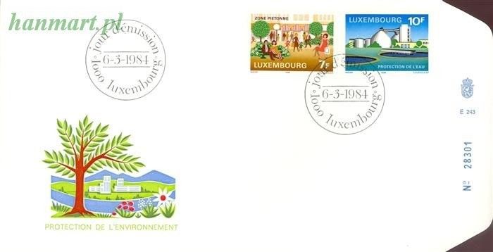 Znaczek Luksemburg 1984 Mi 1095-1096 FDC