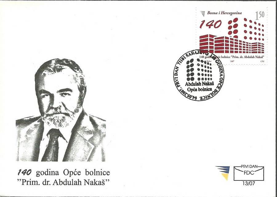 Znaczek Bośnia i Hercegowina 2007 Mi 491 FDC
