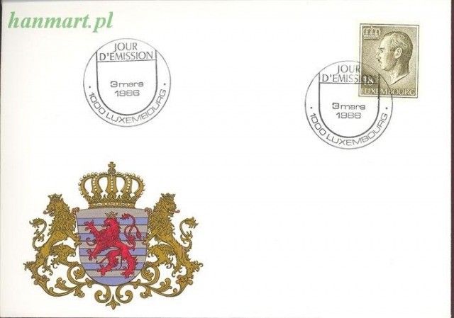 Znaczek Luksemburg 1986 Mi 1150 FDC