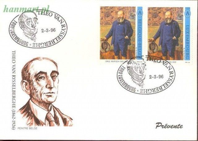 Znaczek Luksemburg 1996 Mi 1389 FDC
