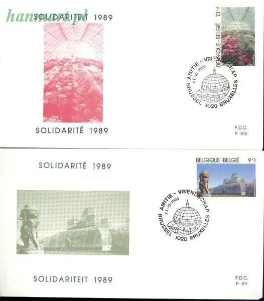 Znaczek Belgia 1989 Mi 2392-2395 FDC