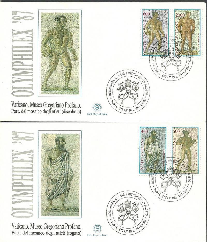 Znaczek Watykan 1987 Mi 916-919 FDC
