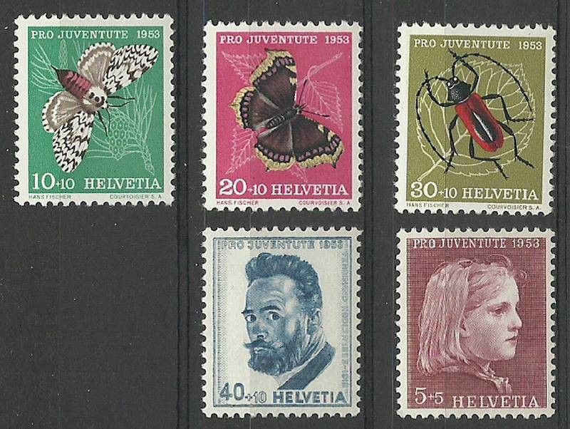 Znaczek Szwajcaria 1953