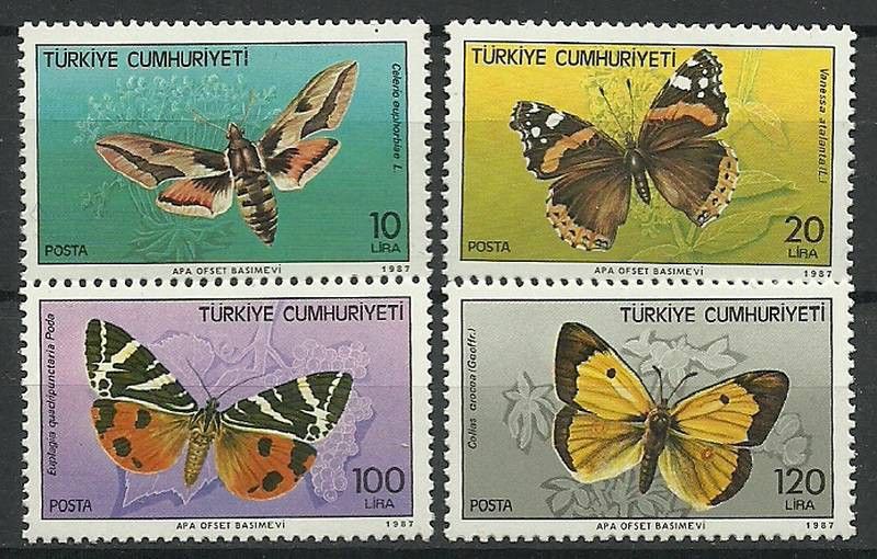 Znaczek Turcja 1987 Mi 2769-2772 Czyste **