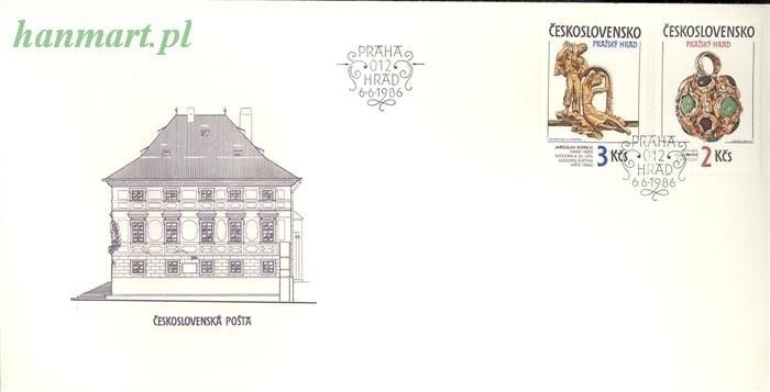 Znaczek Czechosłowacja 1986 Mi 2865-2866 FDC
