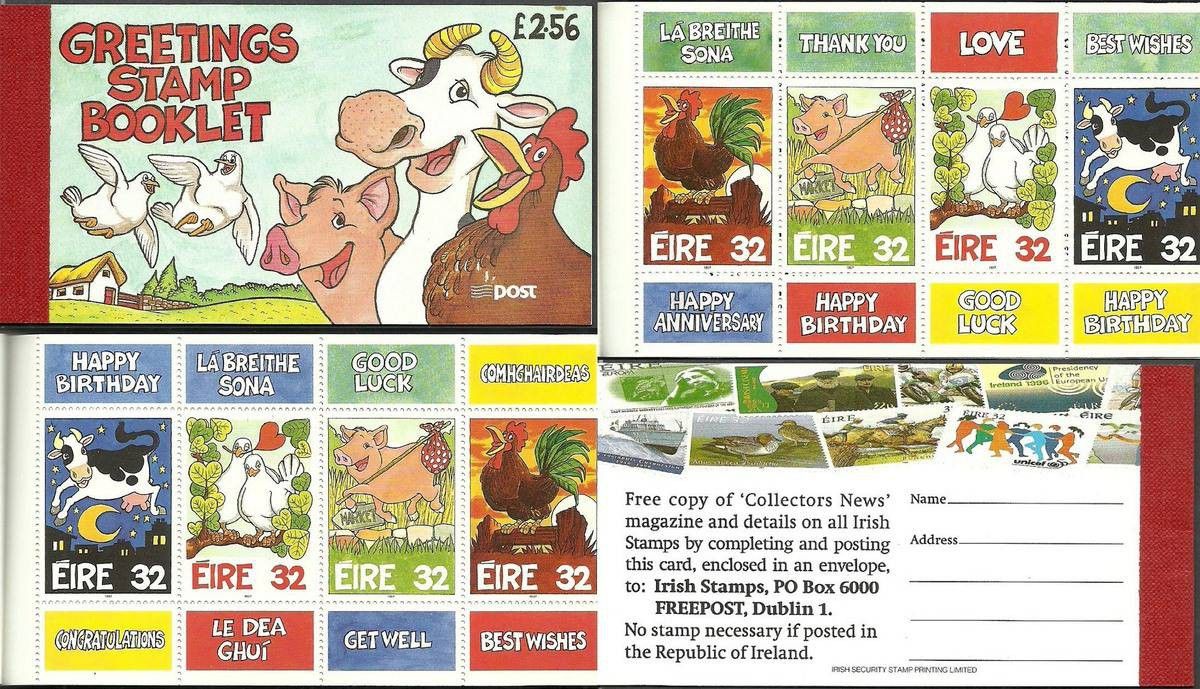Znaczek Irlandia 1997 Mi mh 35 Czyste **
