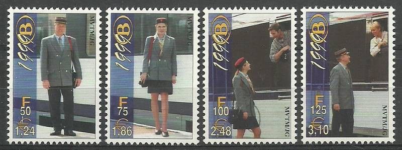 Znaczek Belgia 1999 Mi trv 9-12 Czyste **
