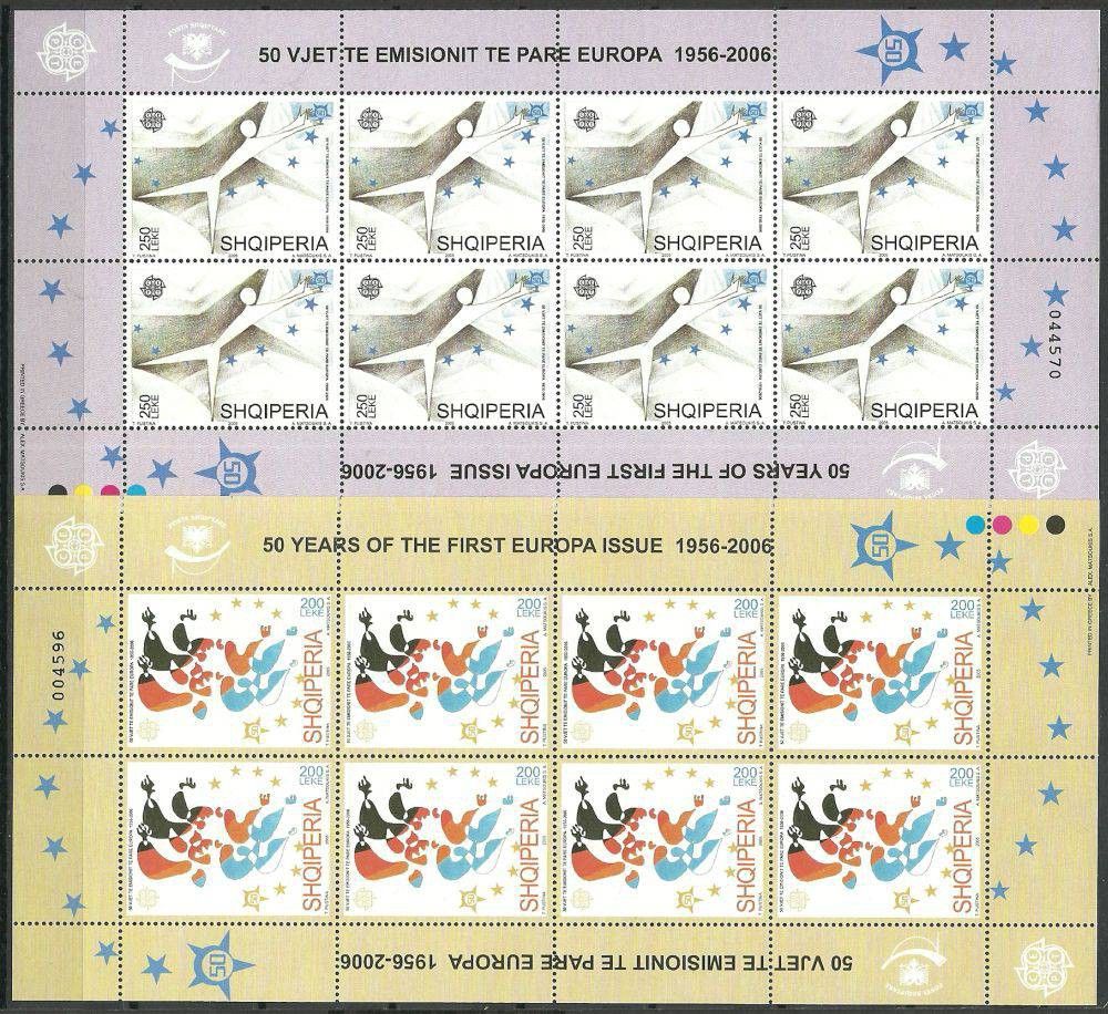 Znaczek Albania 2005 Mi ark 3045-3046 Czyste **