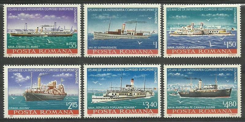Znaczek Rumunia 1981 Mi 3769-3774 Czyste **