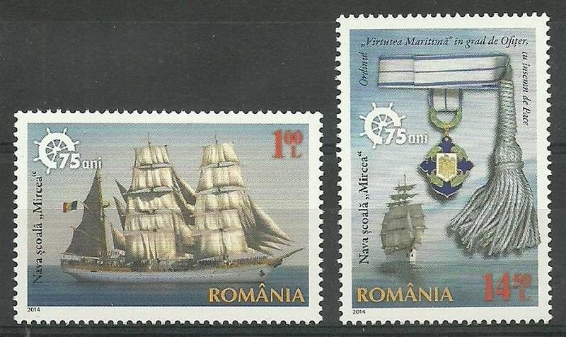 Znaczek Rumunia 2014 Mi 6816-6817 Czyste **