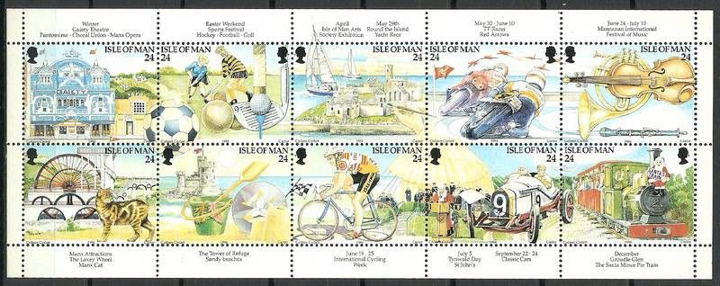Znaczek Wyspa Man 1994 Mi h-blatt 35 Czyste **