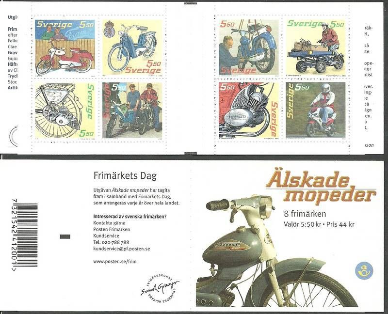 Znaczek Szwecja 2005 Mi mh 307 Czyste **