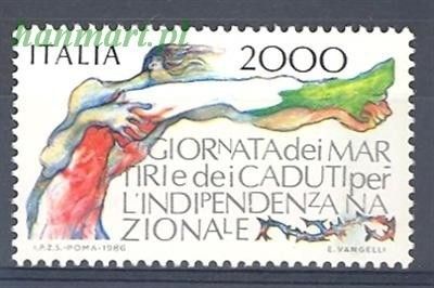 Znaczek Włochy 1986 Mi 1975 Czyste **