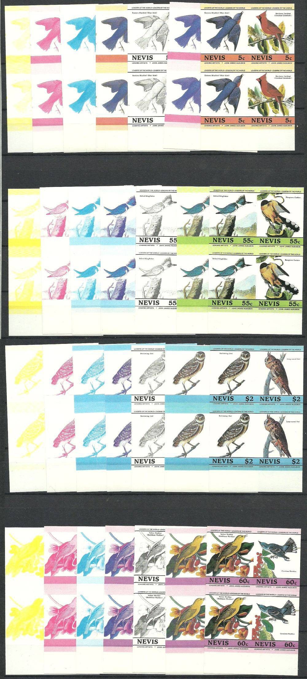 Znaczek Nevis 1985 Mi kol 252-259 Czyste **